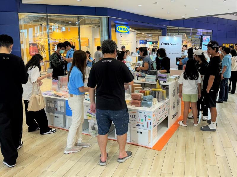 2023年10月に出店したタイでのPOP UP SHOPの様子