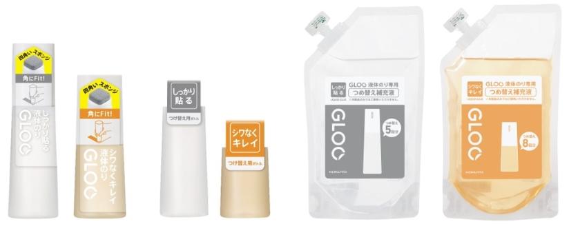 左から）本体、つけ替え用ボトル、つめ替え補充液