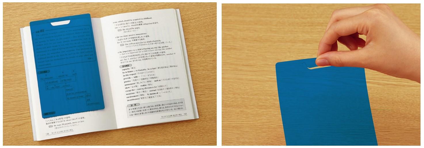 （左）使用イメージ、（右）切り込みのイメージ
