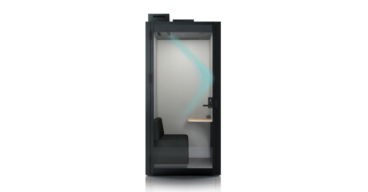 冷却システム「Thermo Conditioner」（WORKPOD FLEX1人用設置イメージ）
