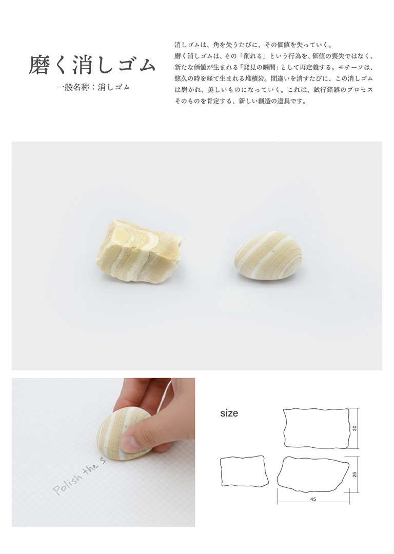 磨く消しゴム