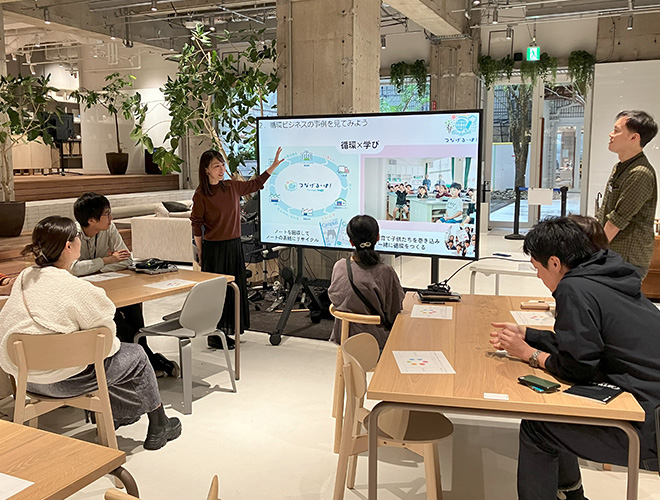 Workshop on circular businesses(KOKUYO’s Shinagawa Office)