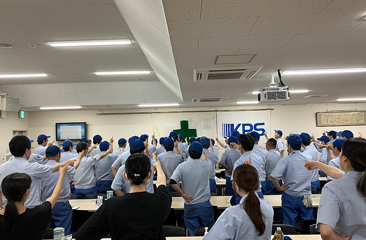 Health-and-Safety Conferences and Safety Patrols in Plants in the KOKUYO Group in Japan
