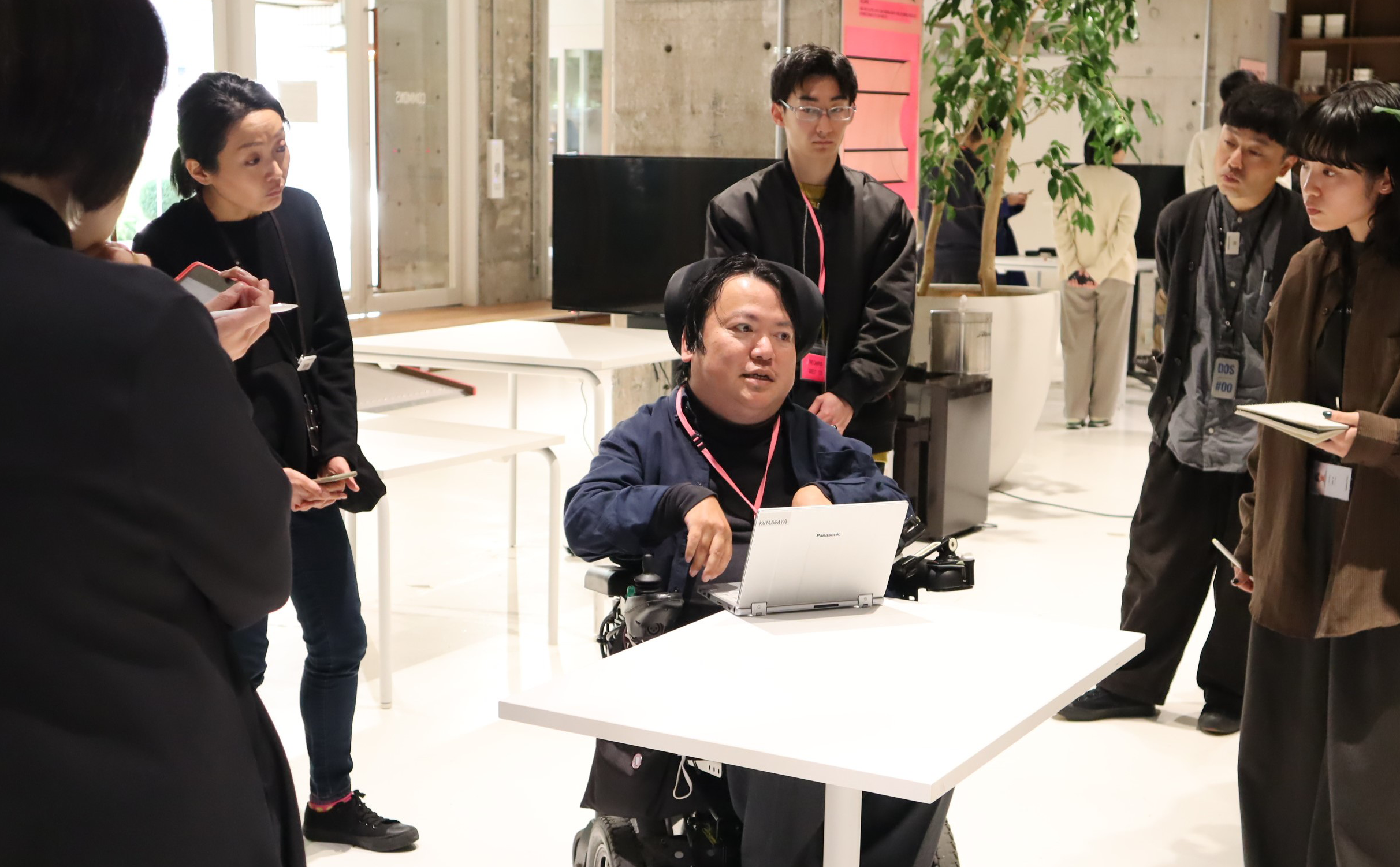 Shinichiro Kumagaya (Research Center for Advanced Science and Technology, The University of Tokyo) Tours The Campus during a Practical Workshop